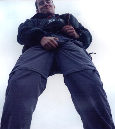 Giulio poser - Somewhere between Deutschland and Poland in February 2oo2